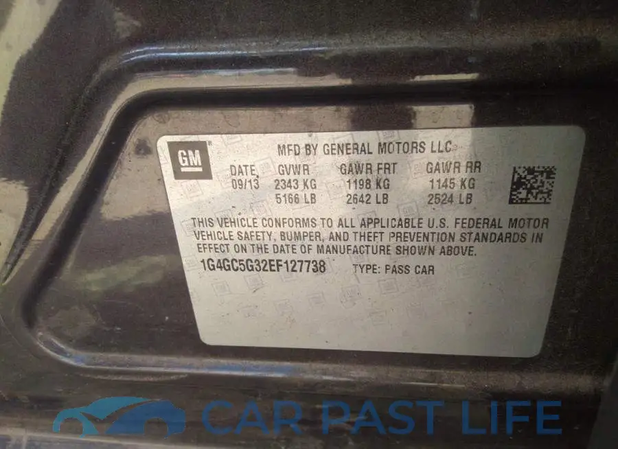 1G4GC5G32EF127738# 9