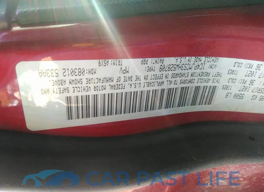 1C4PJMCS3HW529709# 9