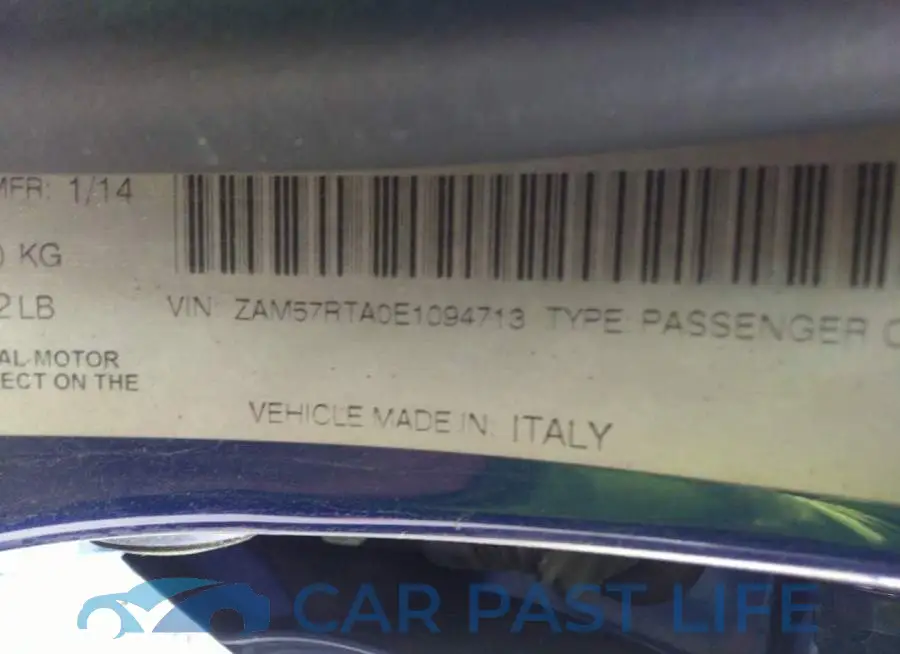ZAM57RTA0E1094713# 9