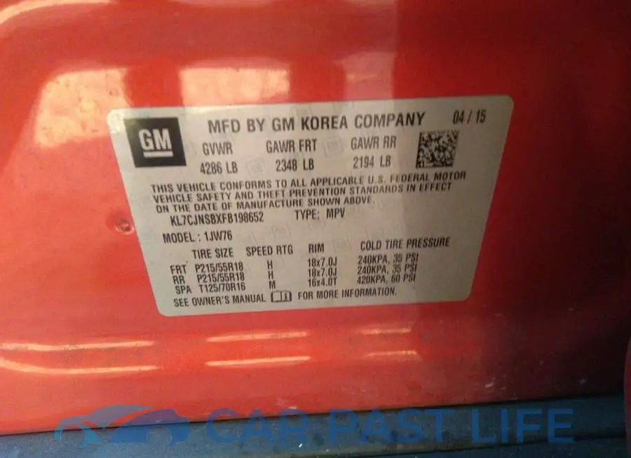 KL7CJNSBXFB198652# 9