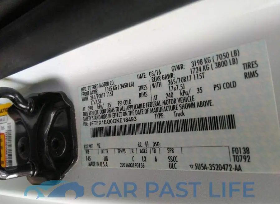 1FTFX1EG0GKE18493# 9
