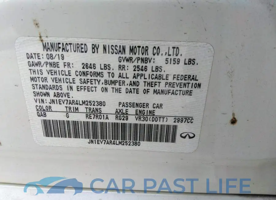 JN1EV7AR4LM252380# 9