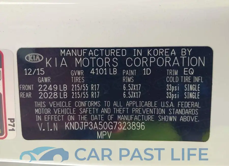 KNDJP3A50G7323896# 9