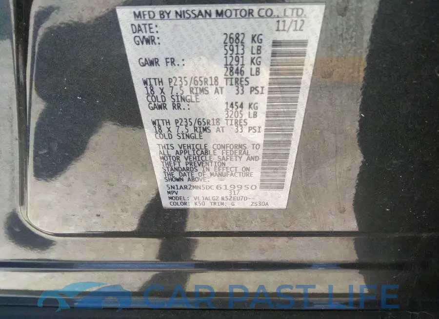 5N1AR2MN5DC619950# 9