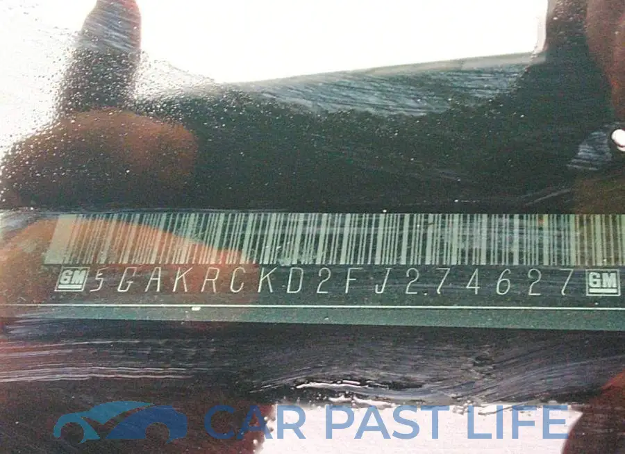 5GAKRCKD2FJ274627# 9