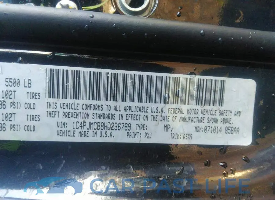 1C4PJMCB8HD236769# 9