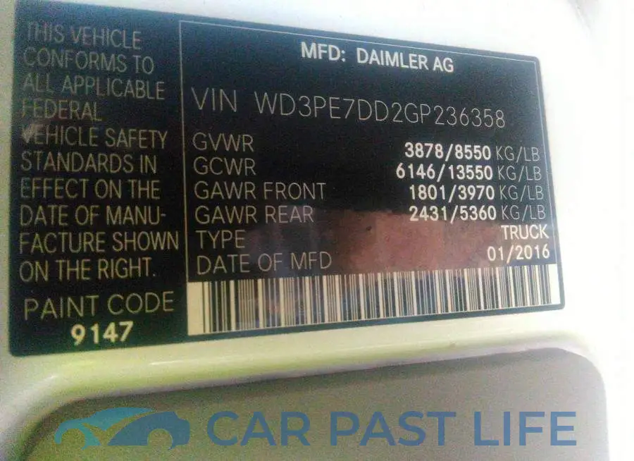 WD3PE7DD2GP236358# 9