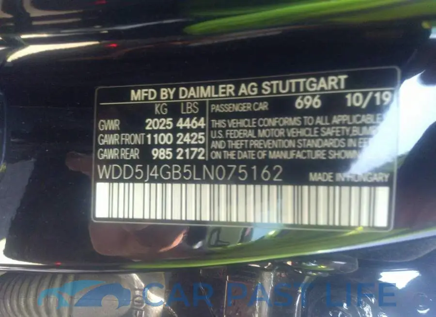 WDD5J4GB5LN075162# 9