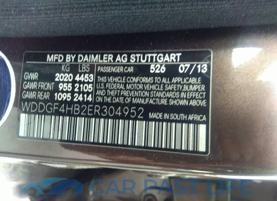 WDDGF4HB2ER304952# 9