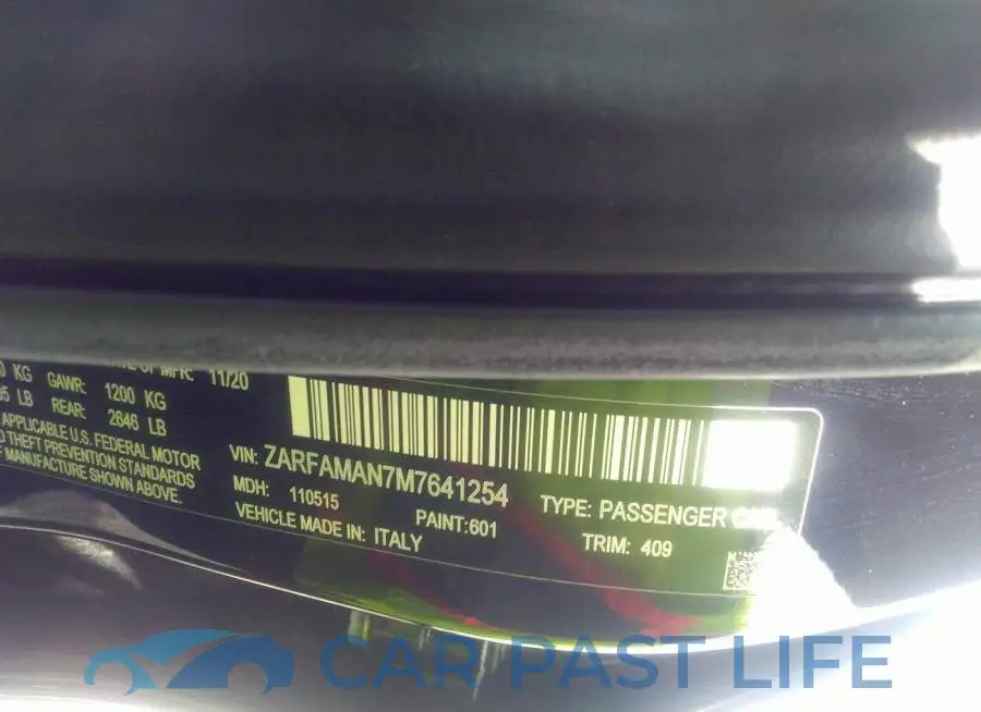 ZARFAMAN7M7641254# 9