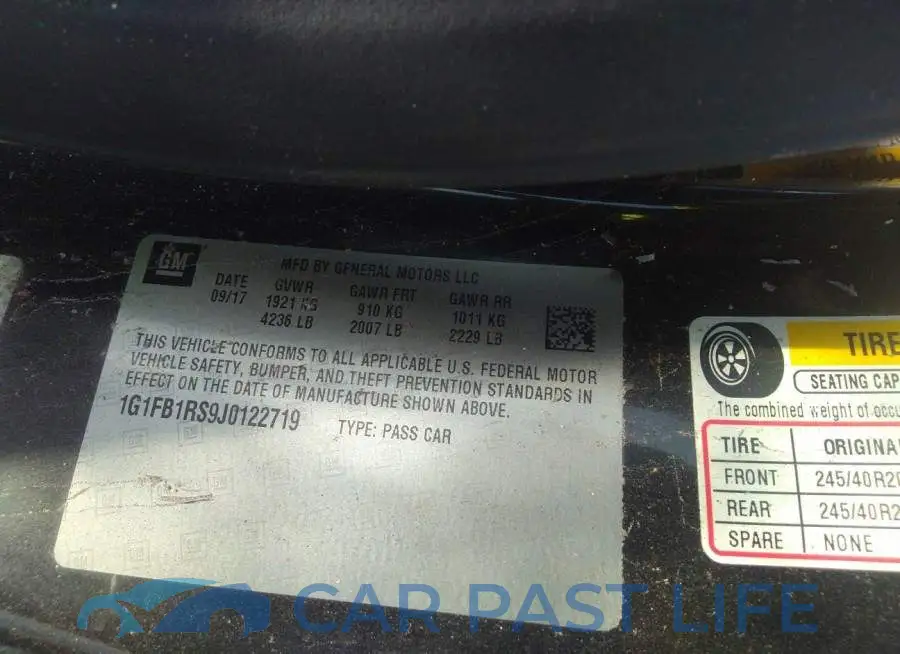 1G1FB1RS9J0122719# 9
