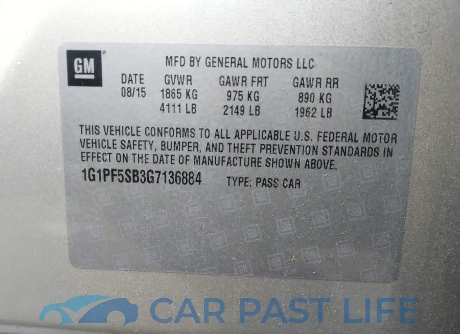 1G1PF5SB3G7136884# 9