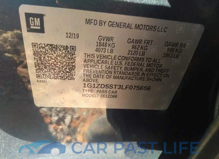 1G1ZD5ST3LF075656# 9