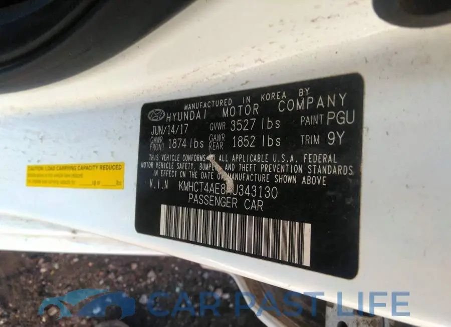 KMHCT4AE8HU343130# 9