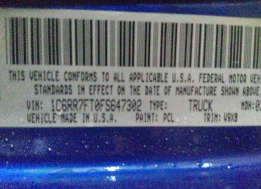 1C6RR7FT0FS647302# 9