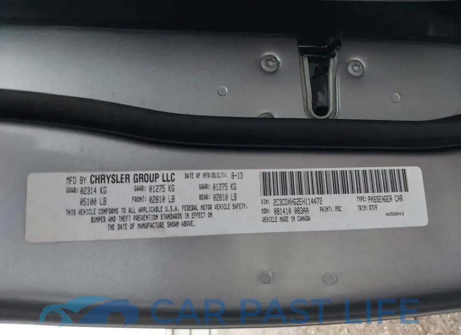 2C3CDXHG2EH114472# 9
