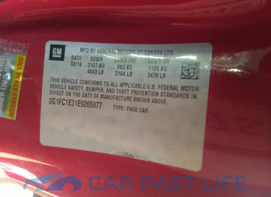 2G1FC1E31E9265977# 9