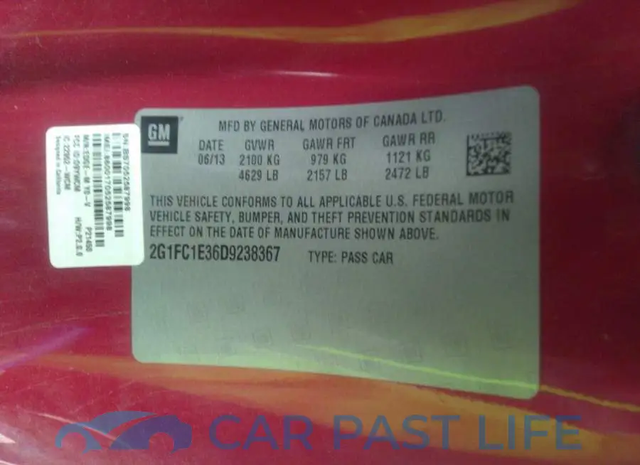 2G1FC1E36D9238367# 9