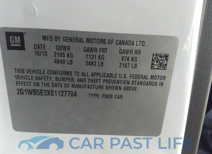2G1WB5E3XE1127704# 9