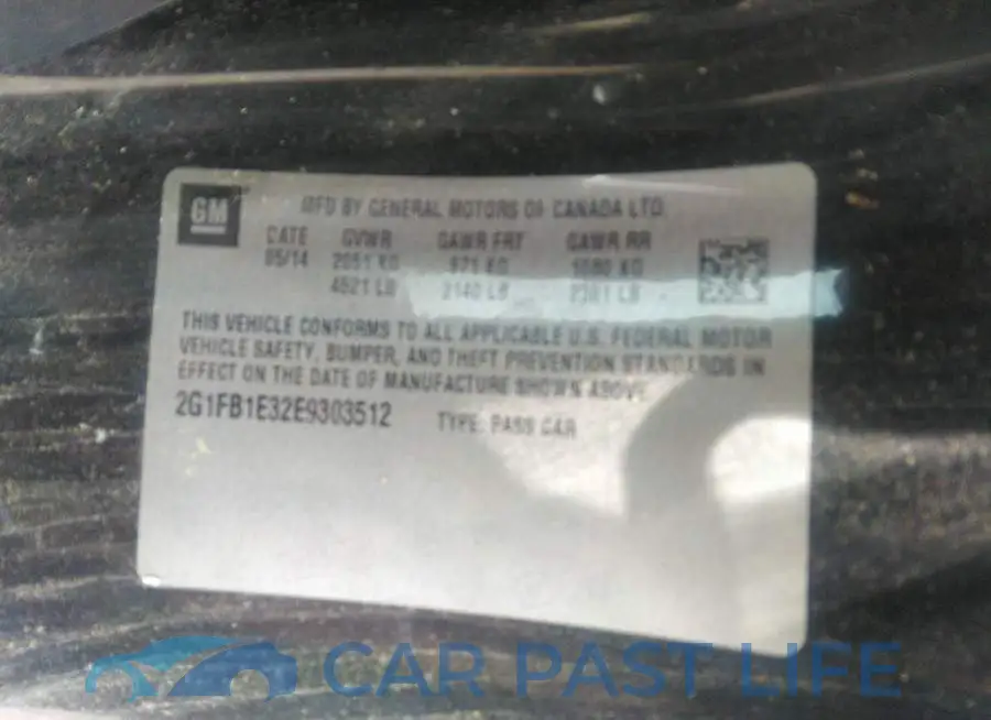 2G1FB1E32E9303512# 9