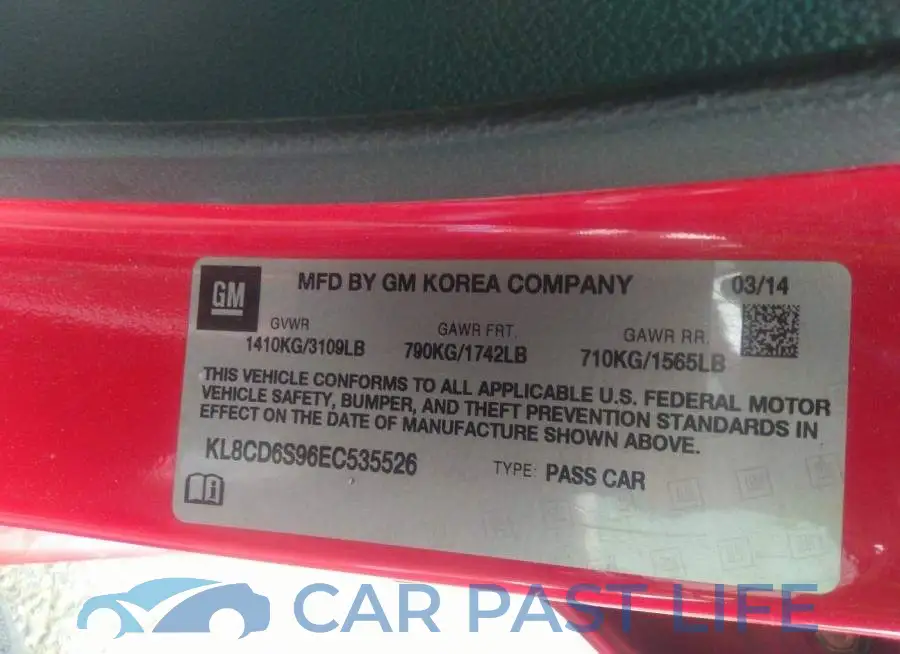 KL8CD6S96EC535526# 9