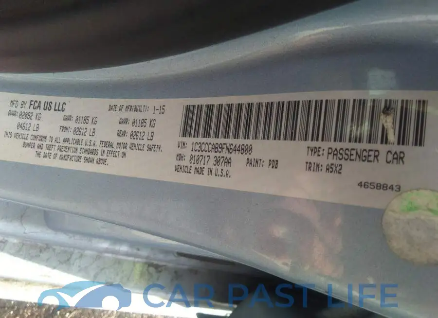 1C3CCCAB9FN644800# 9