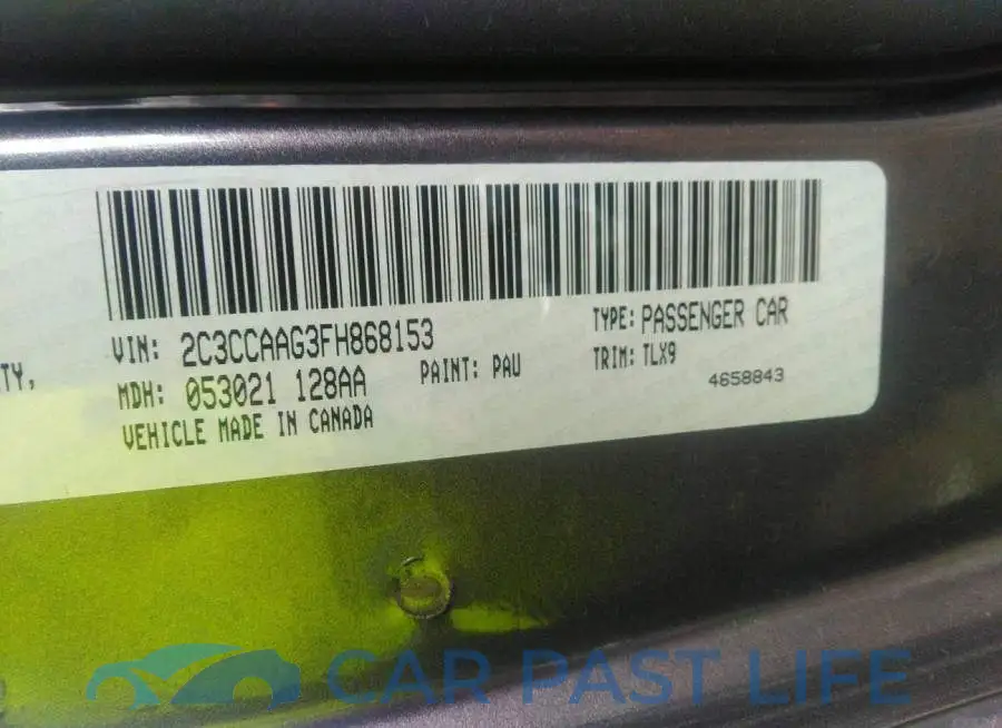 2C3CCAAG3FH868153# 9