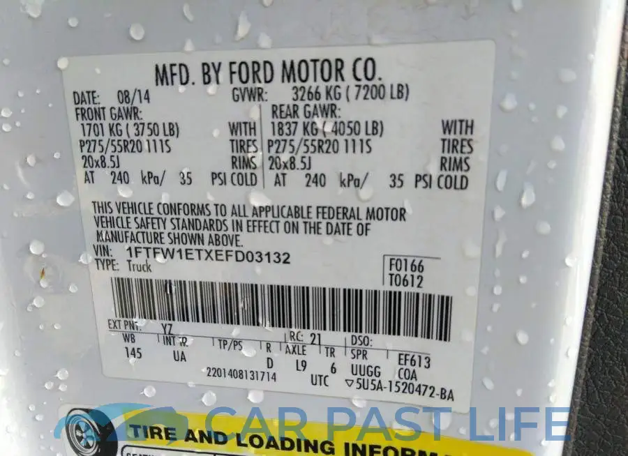 1FTFW1ETXEFD03132# 9