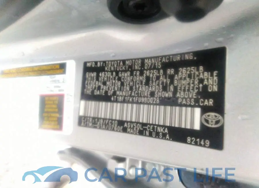 4T1BF1FK1FU990028# 9