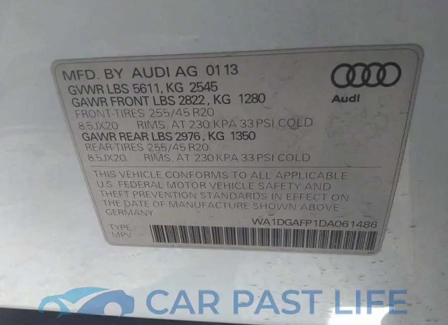 WA1DGAFP1DA061486# 9