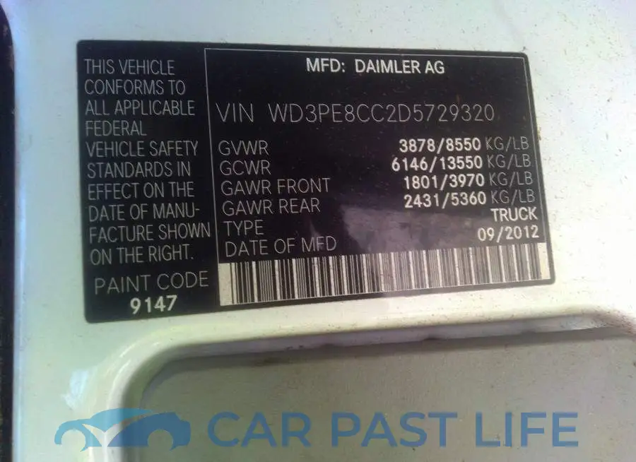 WD3PE8CC2D5729320# 9