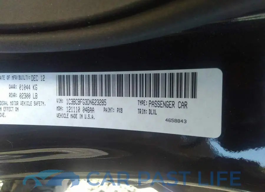 1C3BCBFG3DN623285# 9