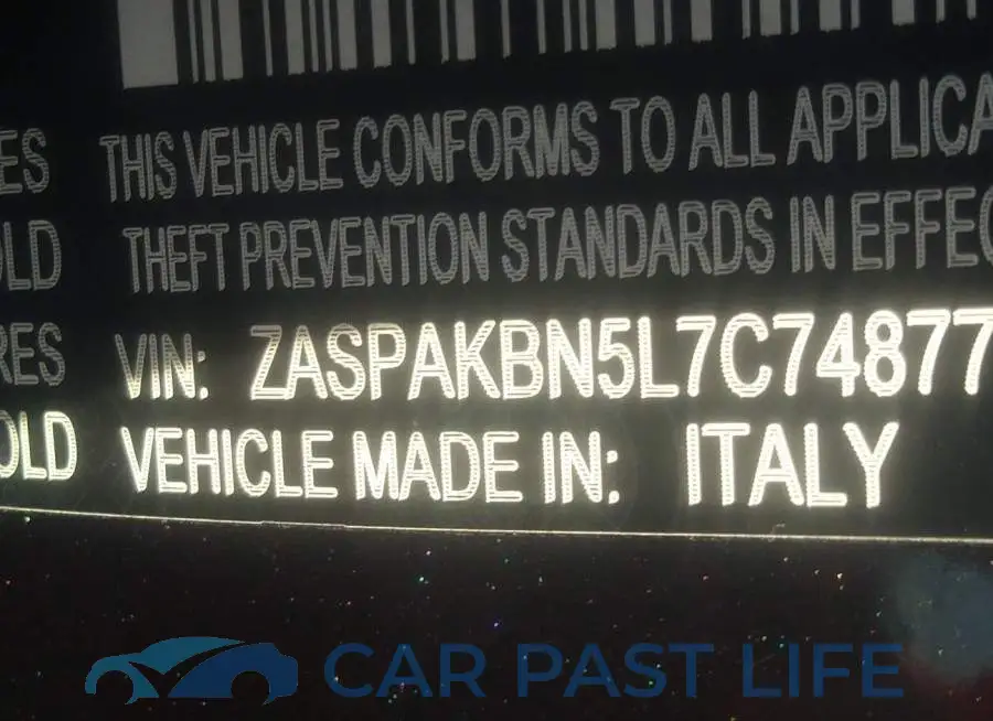 ZASPAKBN5L7C74877# 9