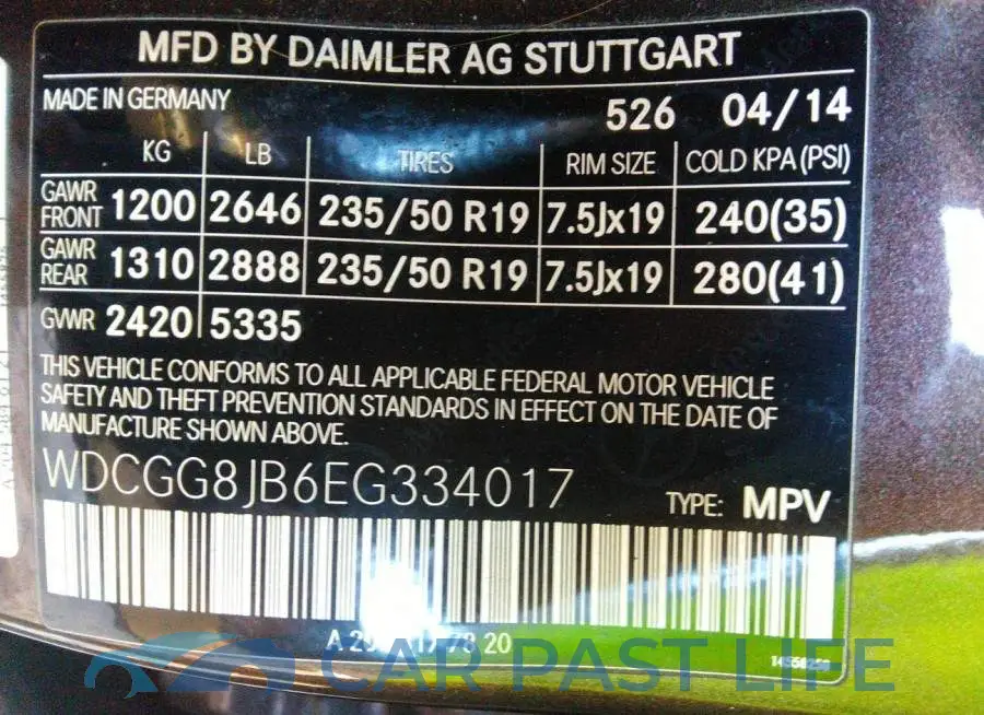 WDCGG8JB6EG334017# 9