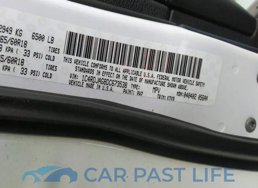 1C4RDJAG8DC673538# 9