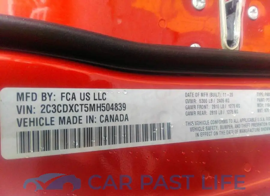 2C3CDXCT5MH504839# 9