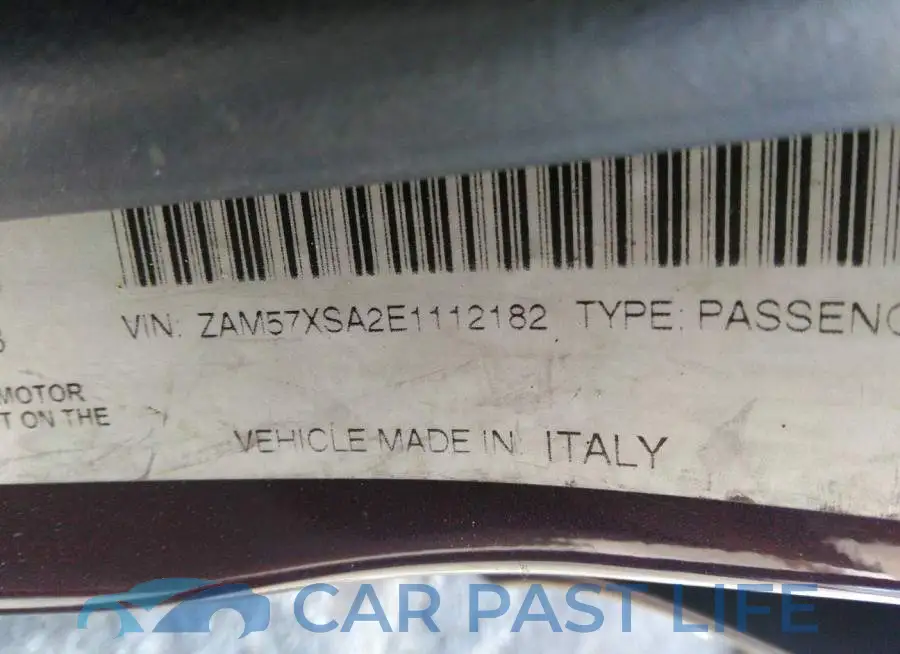 ZAM57XSA2E1112182# 9