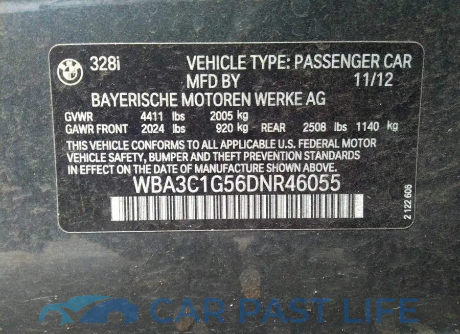WBA3C1G56DNR46055# 9
