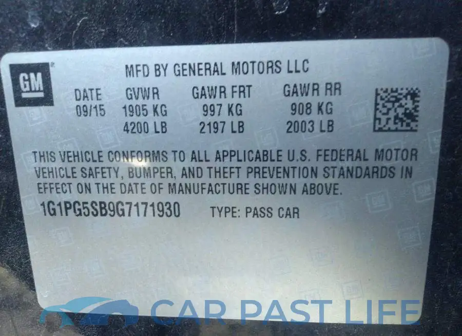 1G1PG5SB9G7171930# 9