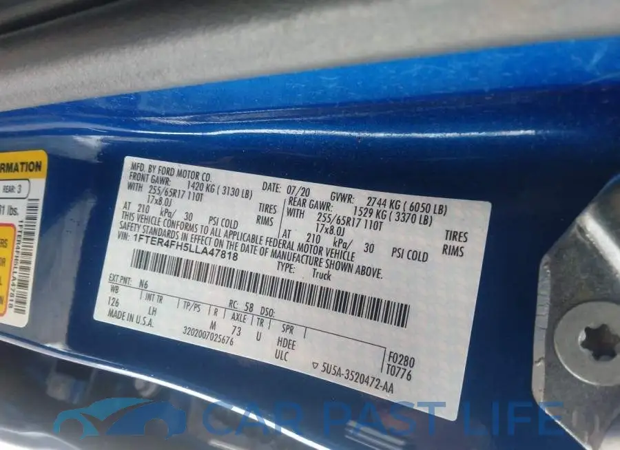 1FTER4FH5LLA47818# 9