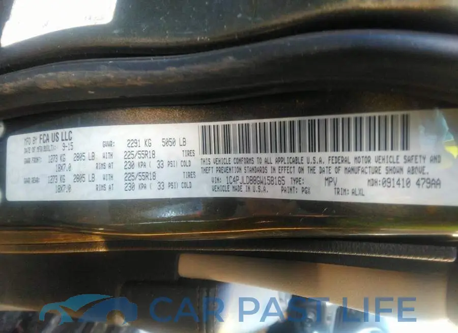 1C4PJLDB8GW158165# 9