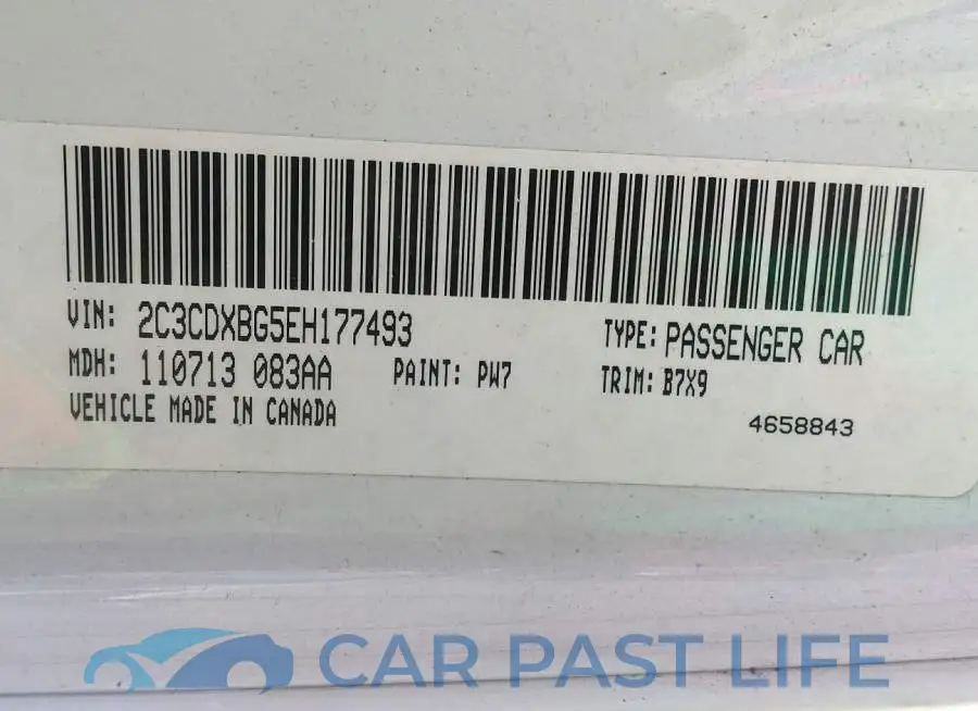 2C3CDXBG5EH177493# 9