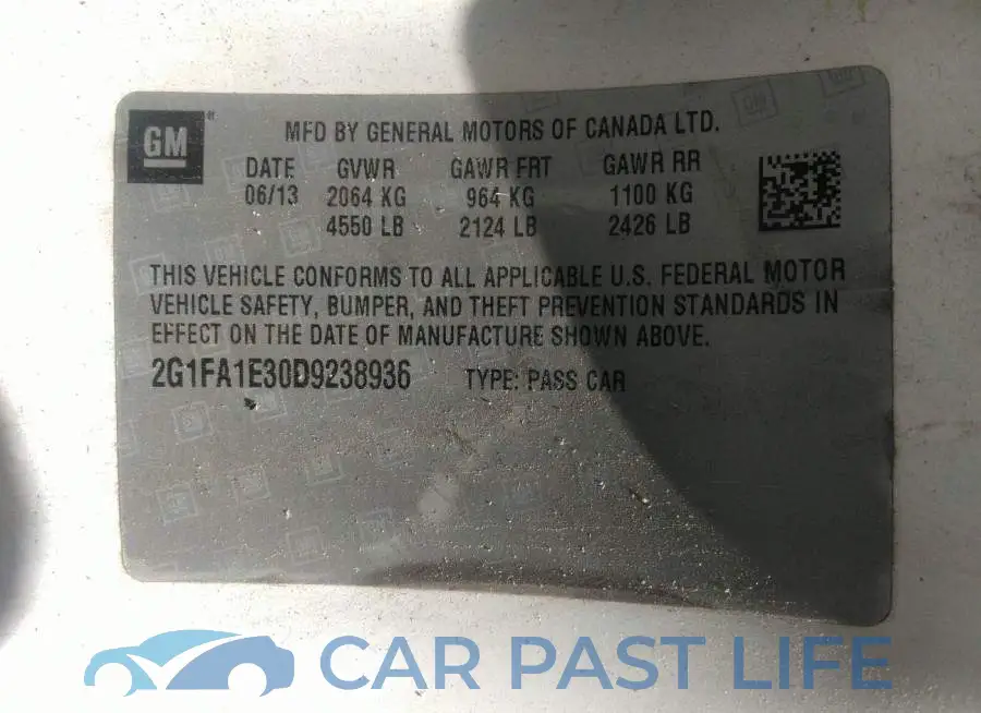 2G1FA1E30D9238936# 9