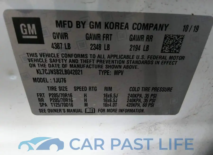 KL7CJNSB2LB042021# 9