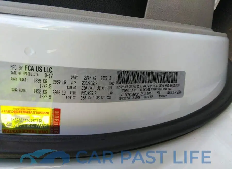 2C4RC1AG4JR113912# 9