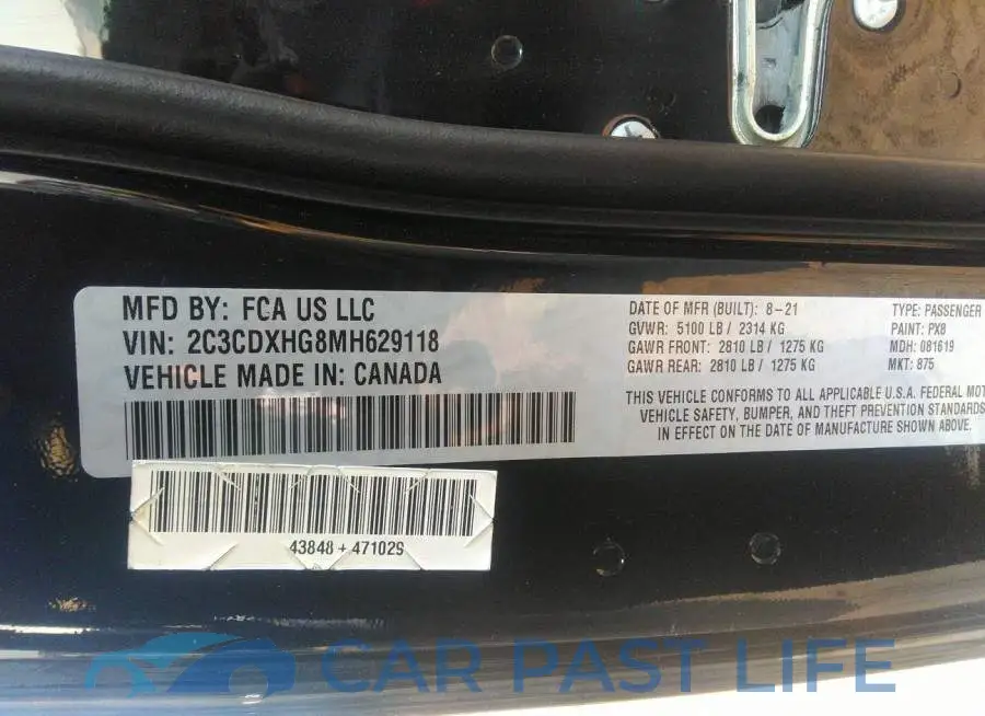 2C3CDXHG8MH629118# 9