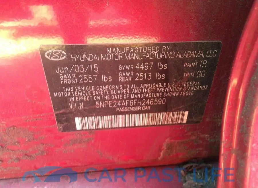 5NPE24AF6FH246590# 9