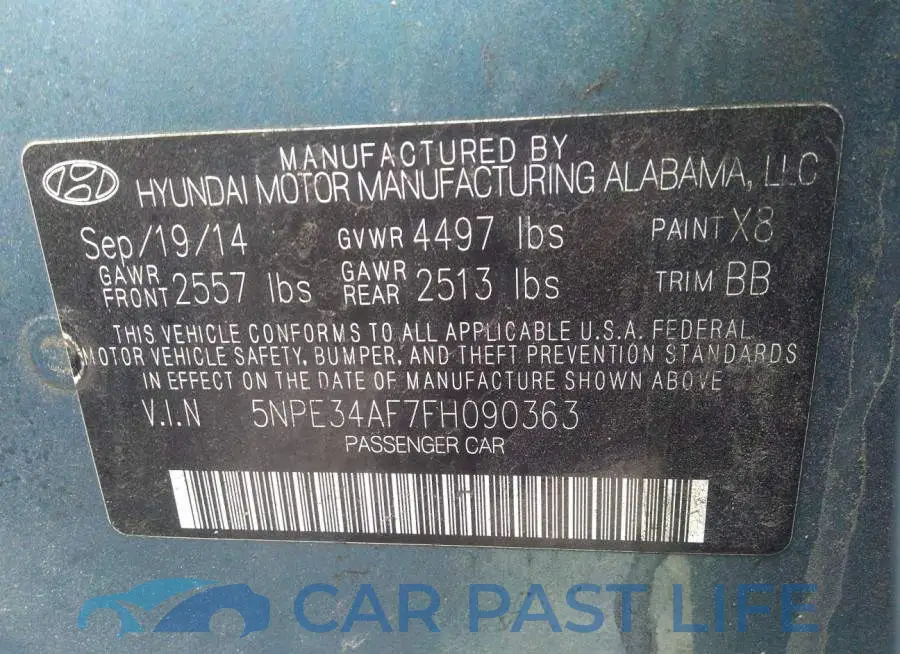 5NPE34AF7FH090363# 9