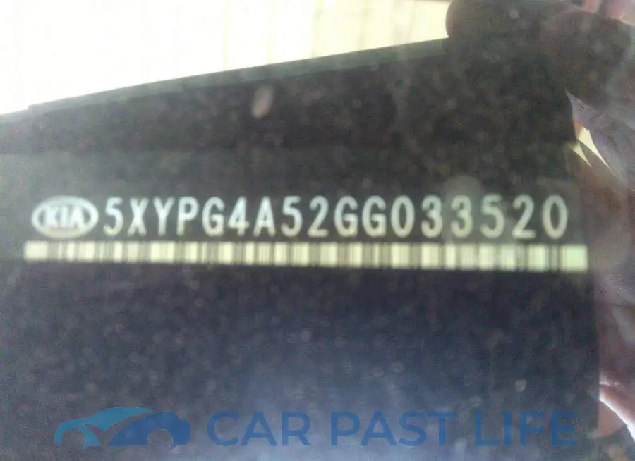 5XYPG4A52GG033520# 9