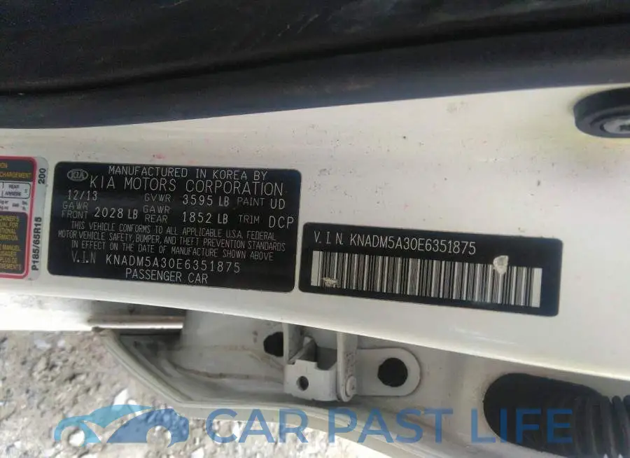 KNADM5A30E6351875# 9